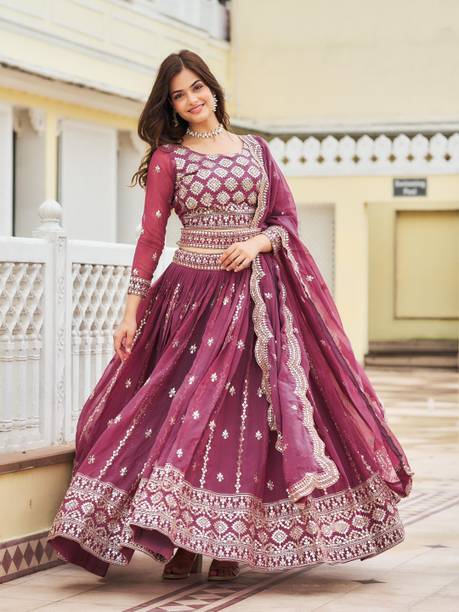 Semi Stitched Lehenga Choli - Image 7