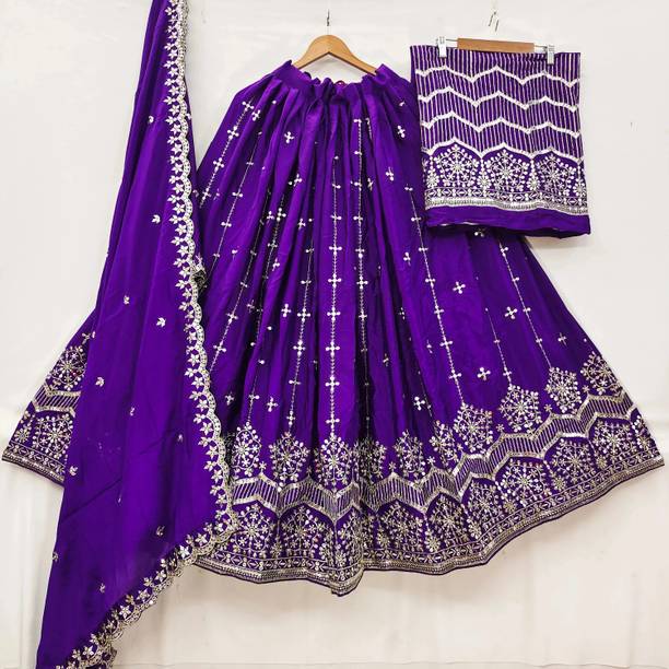 Semi Stitched Lehenga Choli - Image 6